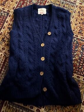 100% vintage wool vest